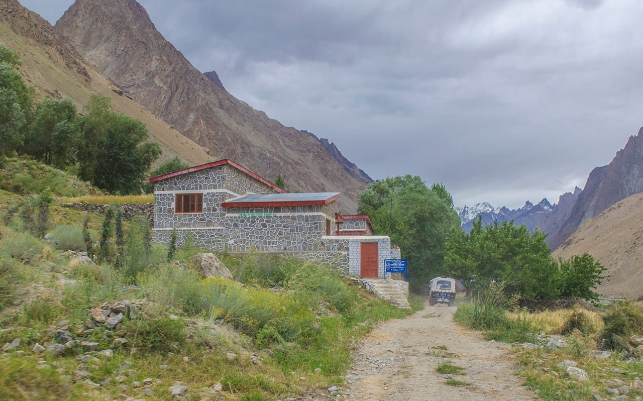 Kanday village, gateway to the Nangma Valley granite towers, Gilgit-Baltistan