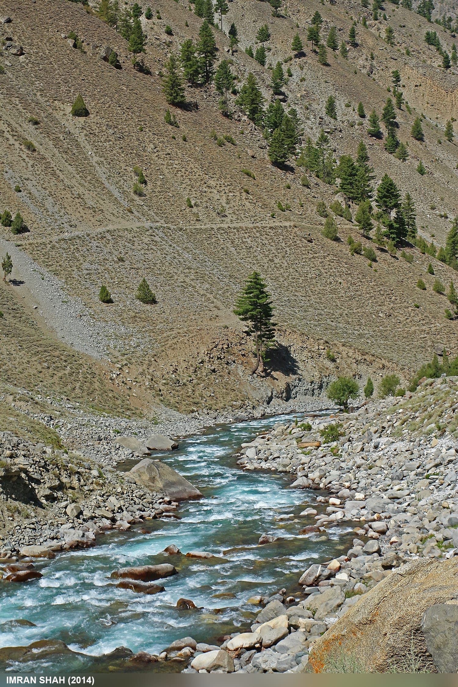 Gudai village in the Astore Valley, Gilgit-Baltistan