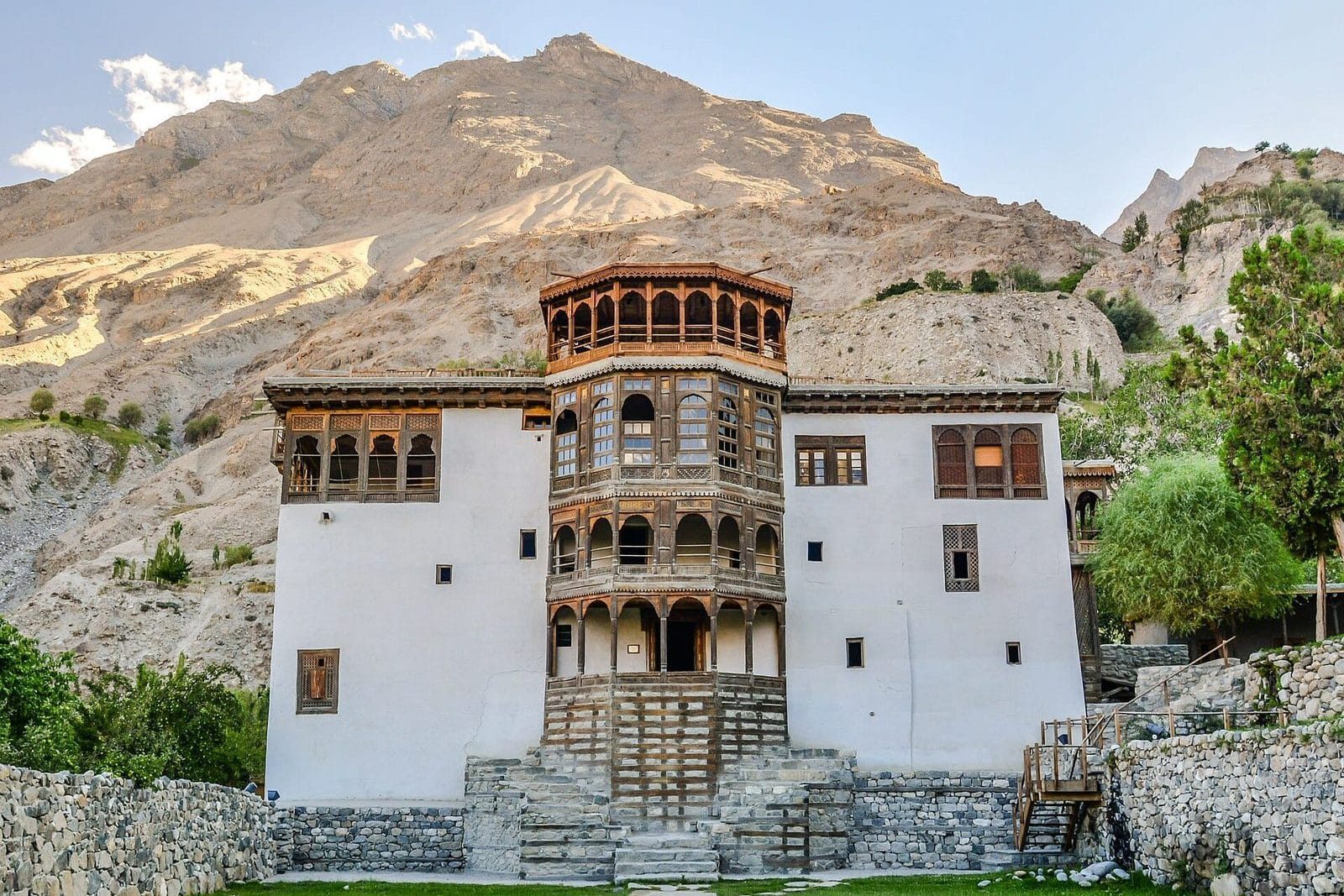 Khaplu Palace in the Ghanche District, on the road to Barah Brok